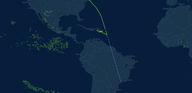 Voo dos EUA para Guarulhos desvia rota e pousa em Porto Rico