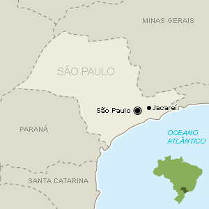 Jacareí está a 84 km de São Paulo - Arte UOL