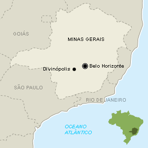 Divinópolis está a 117 km de Belo Horizonte - Arte UOL