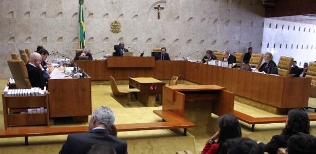 Ministros do STF (Supremo Tribunal Federal) durante votação em plenário em junho - Andre Borges/Folhapress