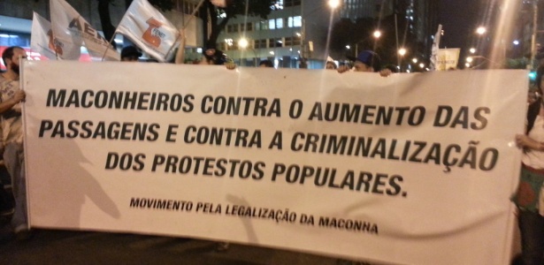 Manifestantes pela legalização da maconha marcam presença em protesto no Rio de Janeiro - Hanrrikson de Andrade/UOL