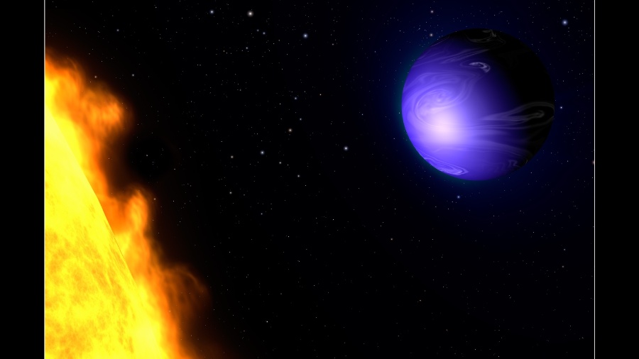 O HD 189733b é um dos exoplanetas mais próximos da Terra