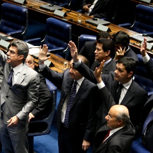 Senadores durante sessão legislativa; juízes podem perder o cargo - Pedro Ladeira/Folhapress