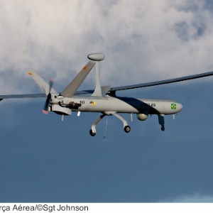 A Força Aérea Brasileira deve usar dois drones (veículos aéreos não tripulados) para monitorar os peregrinos e fazer a segurança do papa Francisco - Divulgação/FAB