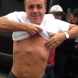 O apresentador Gugu Liberato, em foto de seu Instagram (@guguliberato)