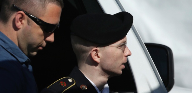 Bradley Manning chega à corte de Fort Meade, em Maryland, nos Estados Unidos - Gary Cameron/Reuters