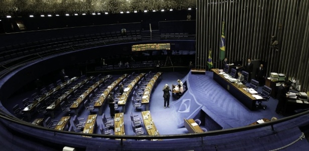 O Congresso Nacional ficou vazio nesta quinta-feira, primeiro dia de atividades após o recesso. Nenhum projeto foi votado - Alan Marques/ Folhapress