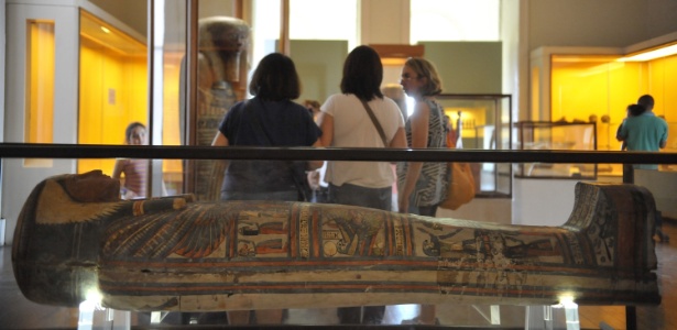 Foto de 2013: múmia egípcia exposta no Museu Nacional - Fernando Frazão/ABr