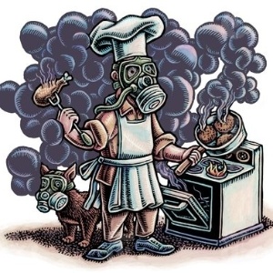 Cozinhar é uma grande fonte de poluição dentro de casa, por isso, cientistas estudam melhores condições de ventilação interna - Lisa Haney/The New York Times