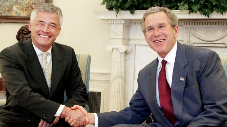 Sergio Vieira de Mello, has been received by the George W. Bush administration in 2003, just months before heading to Iraq for a mission to the united nations - by Larry Downing/Reuters)