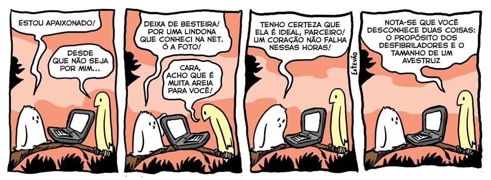 Tirinha, português - Reprodução