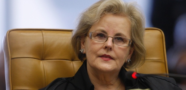 A ministra do do STF Rosa Weber, que acompanhou os votos dos ministros Luís Roberto Barroso e Teori Zavascki e acolheu os embargos infringentes no julgamento do mensalão - Nelson Jr./SCO/STF
