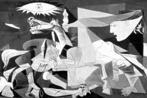 Parte da obra "Guernica", de Pablo Picasso - Reprodução