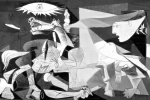 Parte da obra "Guernica", de Pablo Picasso - Reprodução