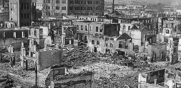 O grande terremoto de Kanto, em 1923, teve magnitude 7,9 e matou mais de 140 mil pessoas no Japão - Wikimedia Commons