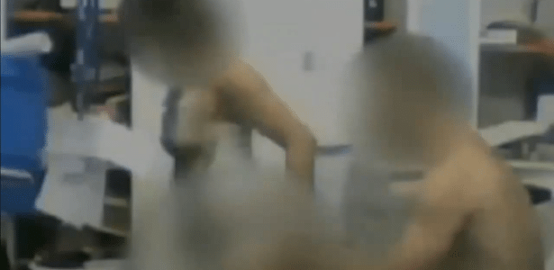 Vídeo mostra funcionários fazendo sexo no Colégio Quintino Bocaiuva, no Rio - Reprodução