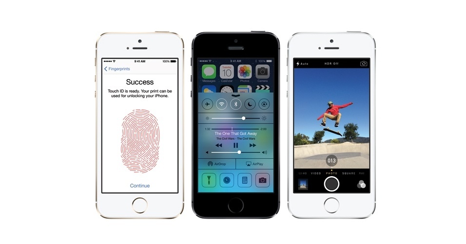 Confirmando rumores, o iPhone 5S da Apple traz um leitor de impressão digital. Localizado no botão home do telefone, o Touch ID, como é chamado, permitirá que o usuário desbloqueie o dispositivo para uso apenas colocando o dedo sobre ele