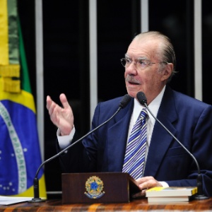 Ex-senador fez críticas à decisão da Petrobras de cancelar a construção de refinaria no MA e à política econômica de Dilma - Pedro França/Agência Senado