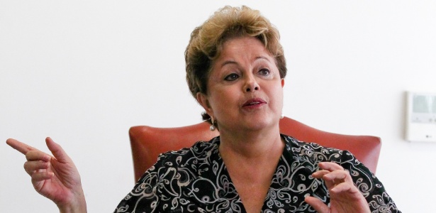 A presidente Dilma Rousseff durante reunião no Palácio do Planalto, em Brasília, nesta terça - Pedro Ladeira/Folhapress