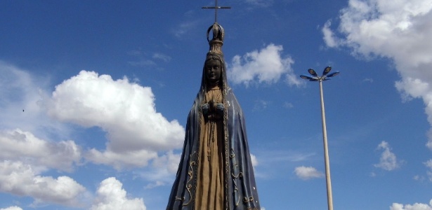 Pastor quer retirar imagem de Nossa Senhora Aparecida em Águas Lindas de Goiás (cidade goiana que fica no entorno do Distrito Federal) - Divulgação/Prefeitura de Águas Lindas de Goiás