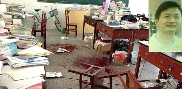 Na China, estudante mata professor por ter confiscado seu celular - REX/HAP/Quirky China