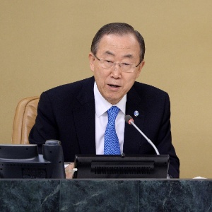 Ban Ki-moon contrasta com o seu antecessor, Kofi Annam, no quesito hiperatividade - Stan Honda/AFP