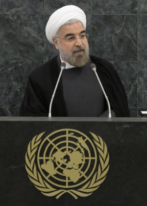 O presidente do Irã, Hasan Rowhani, que precisa resolver impasse sobre programa nuclear - Mike Segar/AFP