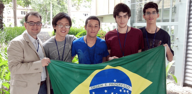 Equipe do Brasil na Olimpíada Ibero-Americana de matemática no Panamá - Divulgação/OBM