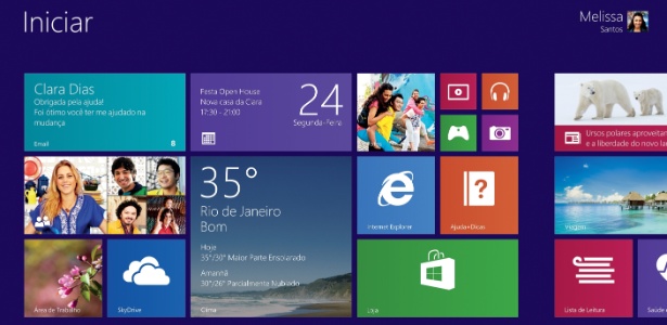 Windows 8.1 traz de volta menu iniciar e mais opções de imagens de fundo na nova interface - Divulgação