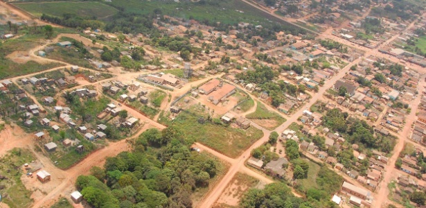 Vista área do município de Pacajá, localizado às margens da transamazônica no sudoeste paraense - Prefeitura de Pacajá 