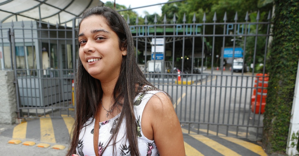 27.out.2013 - Alane Medeiros, 23, fez as provas do Enem (Exame Nacional do Ensino Médio) 2013 a PUC-Rio