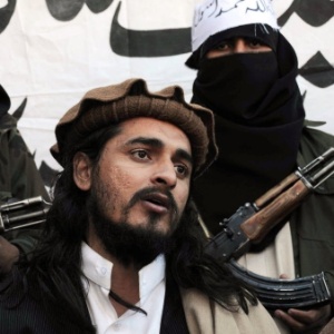 Imagem de arquivo mostra o líder dos talibãs do Paquistão, Hakimullah Mehsud, morto em ataque de avião não-tripulado dos EUA  - A Majeed/AFP