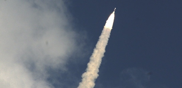A aeronave Mangalyaan leva a primeira missão indiana a Marte - Jagadeesh NV/Efe
