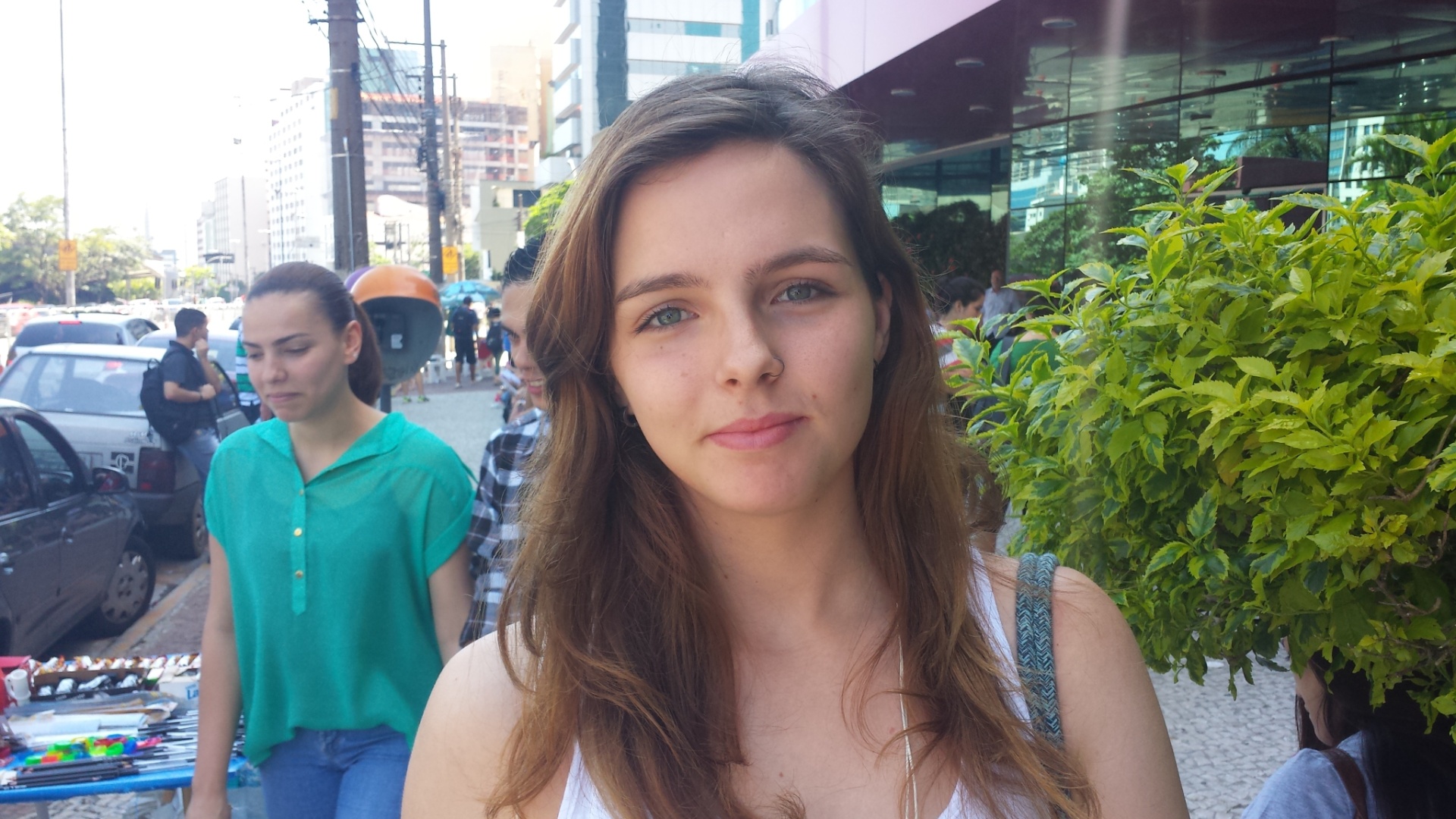 10.nov.2013 - Bruna Rossi, 18, tentará passar em história no vestibular da Unicamp 2014. A jovem acredita que irá bem na prova deste domingo (10), realizada na Unip Vergueiro, em São Paulo. - Lucas Rodrigues/UOL