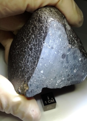Meteorito chamado de Beleza Negra encontrado no deserto do Saara seria a rocha de Marte mais antiga já descoberta - AFP/Nasa