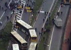 Após protesto, Radial Leste é liberada; São Paulo tem trânsito acima da média - Reprodução/ TV Globo