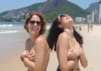 Manifestantes querem popularizar o topless no Rio - José Pedro Monteiro/Agência O Dia/Estadão Conteúdo