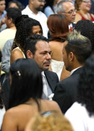 O casamento homoafetivo coletivo era uma das principais atividades do programa - Julio Cesar Guimaraes/UOL