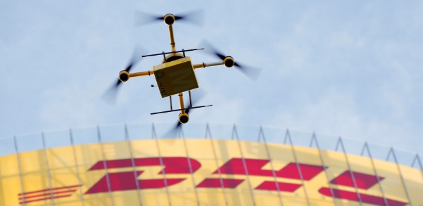Protótipo de drone de empresa que pretende usar equipamento para entregar encomendas - Wolfgang Rattay/Reuters