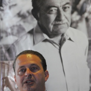 Governador Eduardo Campos(PSB) participa de evento em homenagem ao seu avô, o ex-governador Miguel Arraes