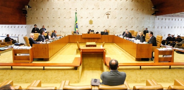 O ministro do STF (Supremo Tribunal Federal), Joaquim Barbosa, preside última sessão do ano da Corte - Alan Marques/ Folhapress