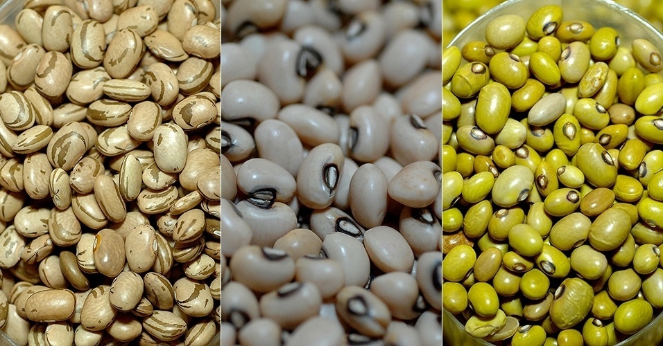 Segundo a Conab (Companhia Nacional de Abastecimento), o Brasil produz em média 3 milhões de toneladas de feijão por ano. Há diversos tipos disponíveis no mercado, mas nem todos são consumidos em grande escala. Clique nas fotos acima e conheça as variedades de feijão e suas características - Montagem/UOL