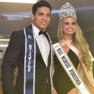 Állan Spagnol e Micheli Eggert foram eleitos Mister e Miss Mundo Rondônia 2014. Parabéns aos dois! - Divulgação