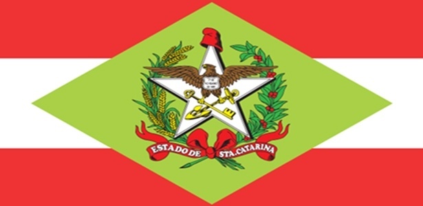 bandeira do estado de Santa Catarina - Wikimedia commons