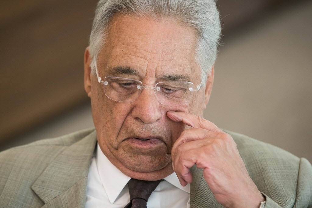 23.jan.2014 - Fernando Henrique Cardoso concede entrevista ao blogueiro do UOL Josias de Sousa na sede do instituto que leva o nome do ex-presidente, no centro de São Paulo. Durante a entrevista FHC afirmou se tivesse 15 anos a menos disputaria novamente a Presidência - Rodrigo Capote/UOL