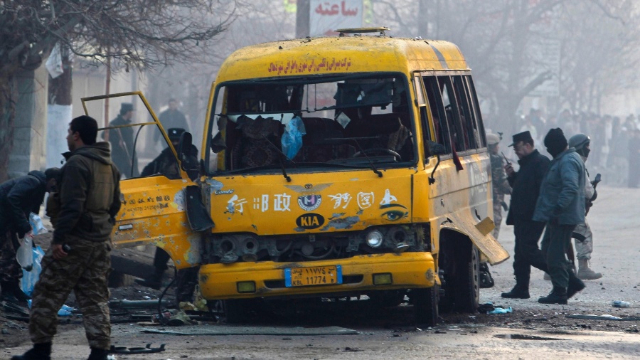 26.jan.2014 - Ataque suicida em Cabul (Afeganistão) reivindicado pelo Talibã - Omar Sobhani/Reuters