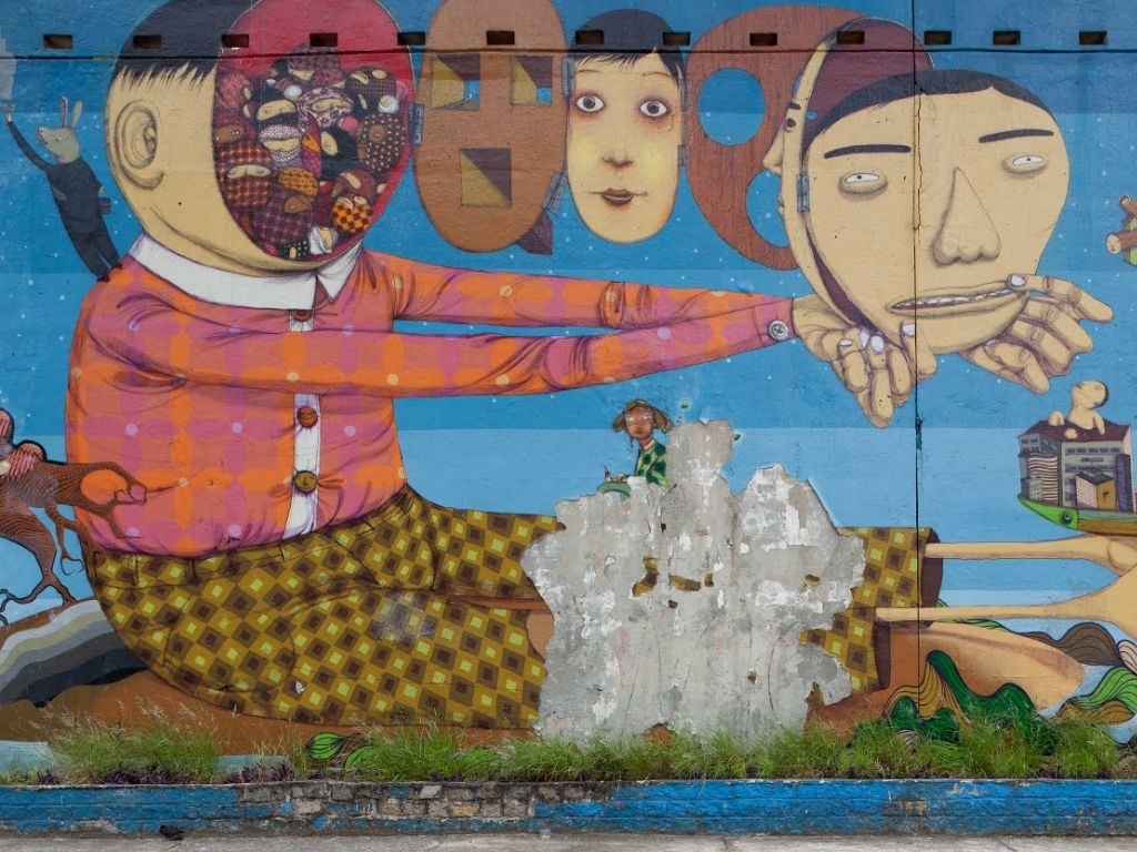 Sem título, OSGEMEOS, 2013 - Reprodução Google Art Project