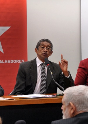 Deputado Vicentinho(PT-SP) durante reunião do PT - Luis Macedo / Câmara dos Deputados