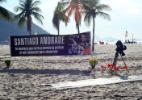 Cinegrafista morto em protesto é homenageado em Copacabana - Adriano Ishibashi/Agência Frame/Agência O Globo