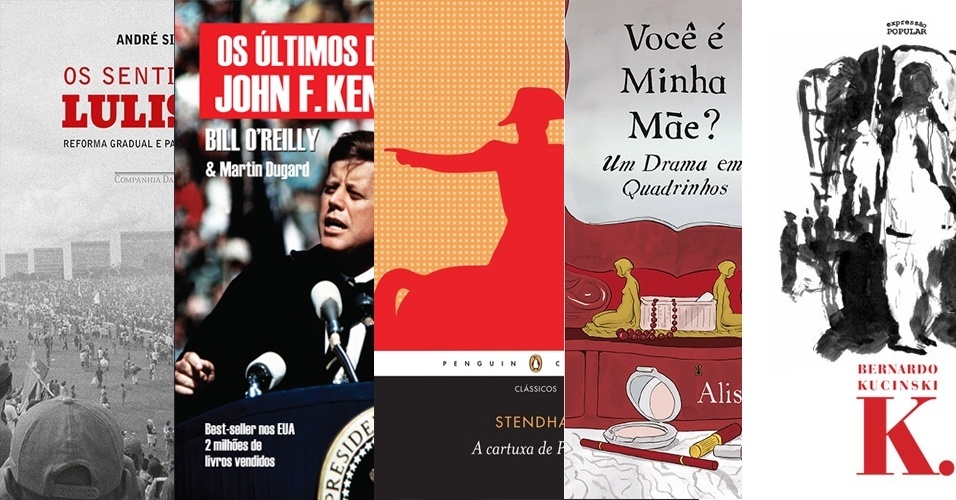 Capas de livro - Montagem UOL